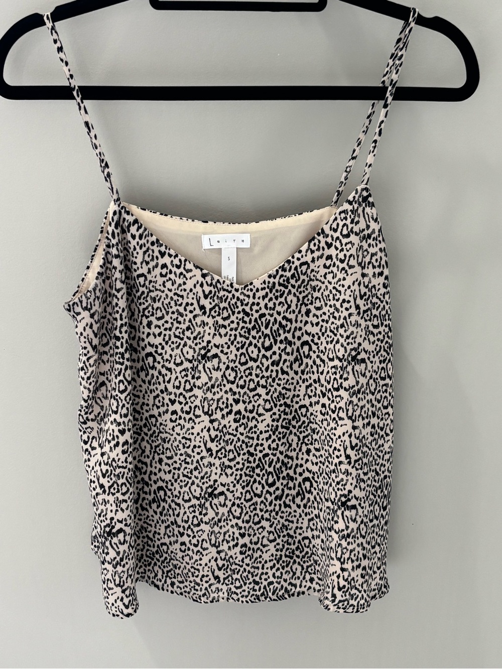Leopard print cropped tank